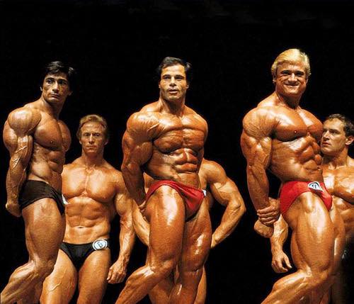 Chris Dickerson, Franco Columbu  y Tom Platz